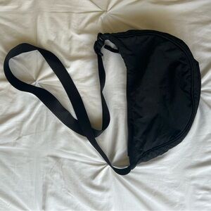 uniqlo Black Crescent Crossbody Bag